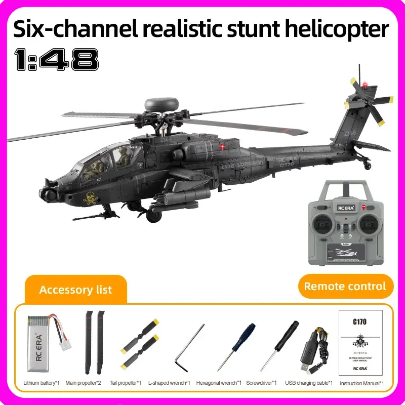 Rc Helicopter Single Rotor - Novo em Estoque: Helicóptero RC Era