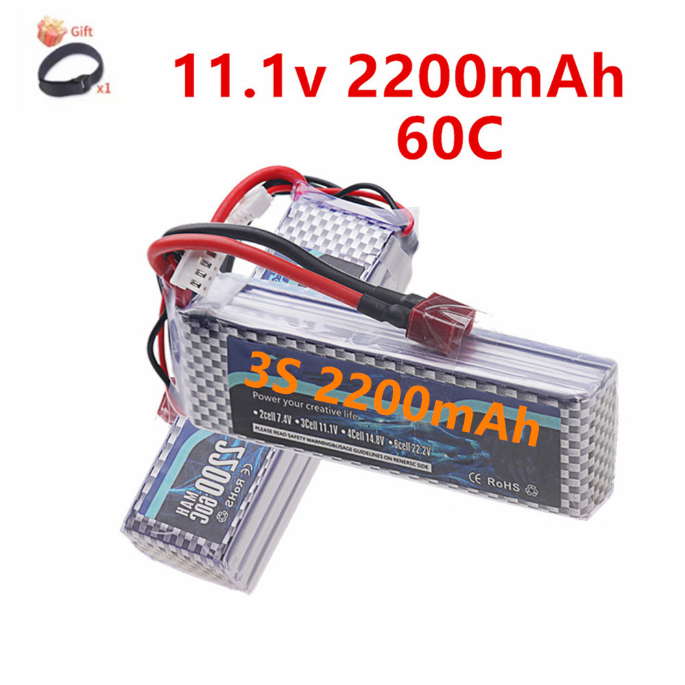Rc Helicopter Coaxial - Bateria Lipo 3S 11.1V Deans T