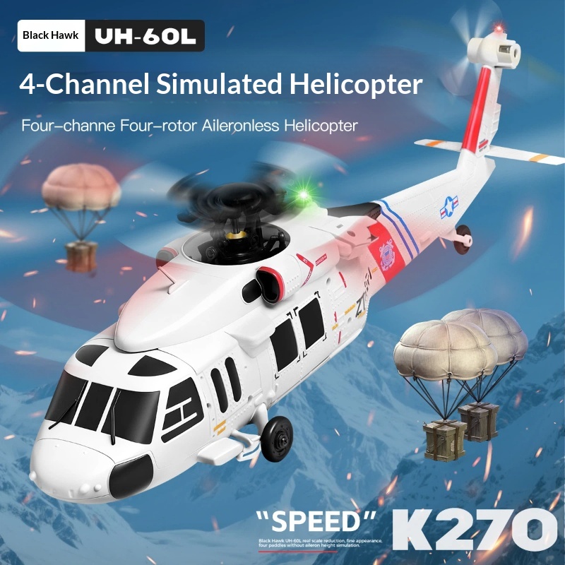 Rc Helicopter Large - Helicóptero de Controle Remoto Wltoys K270