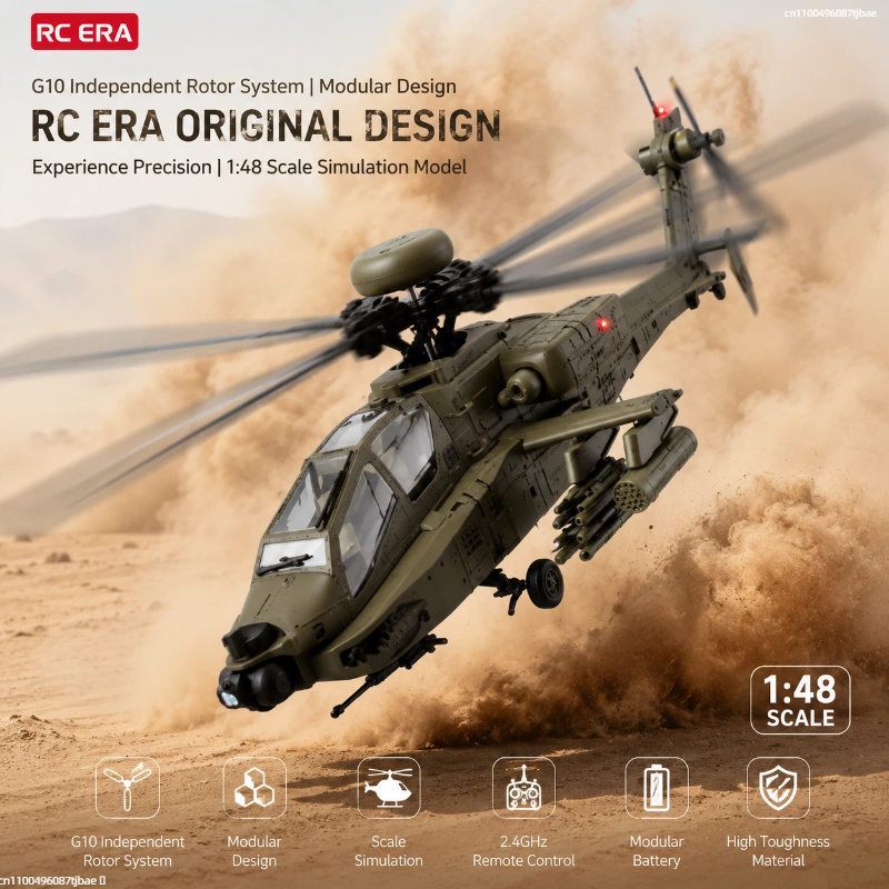 Helicóptero RC Era AH‑64D Apac - Rc Helicopter Single Rotor avaliação e preço