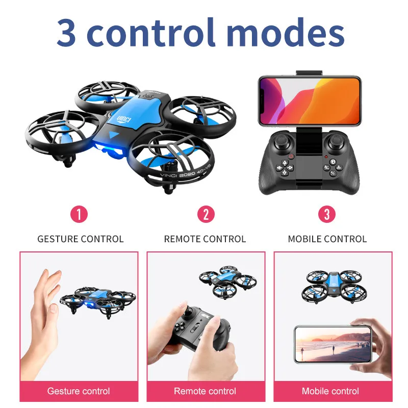 Novo Mini Drone V8 4K Profissi - Rc Helicopter Mini avaliação e preço