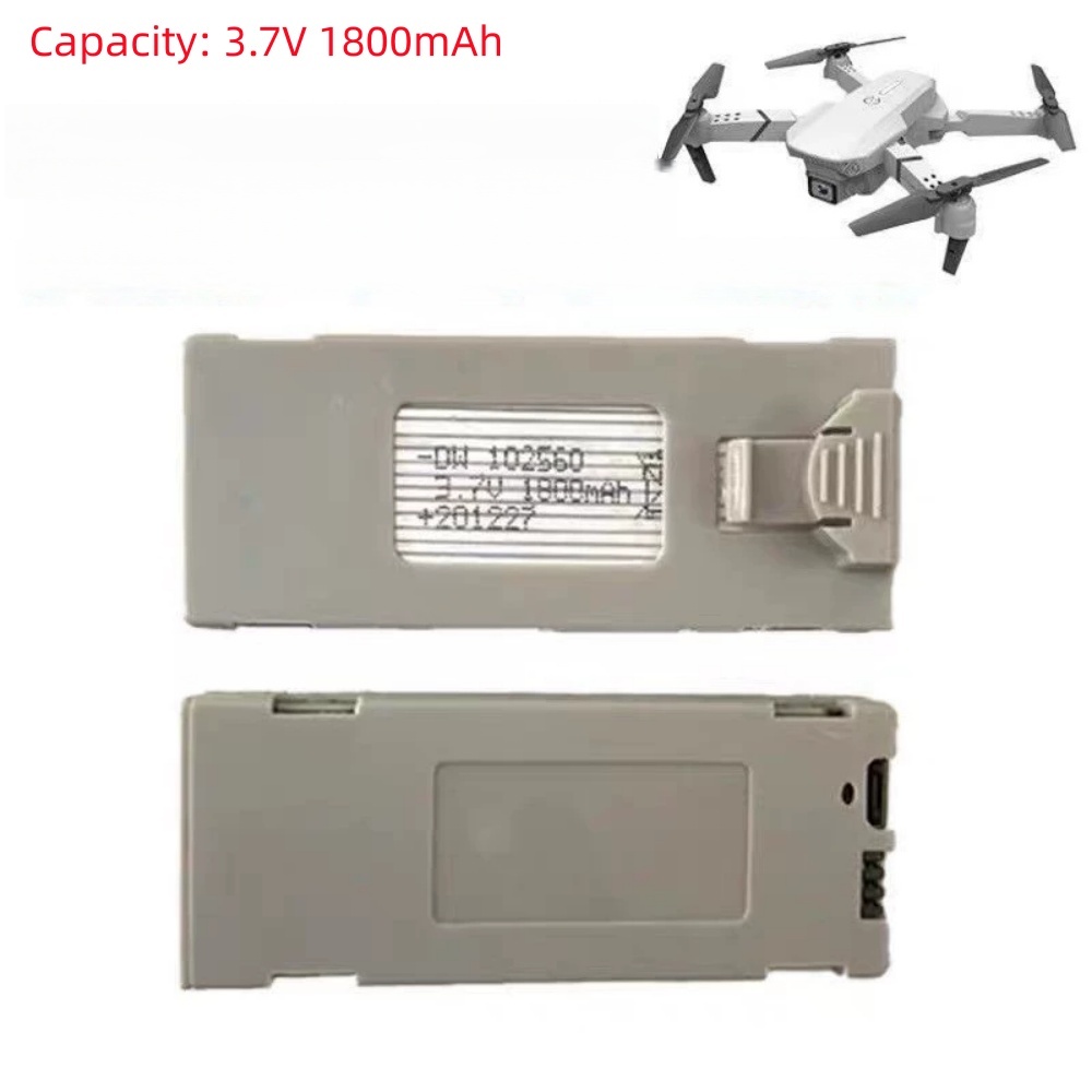1-10 pces 3.7v 1800mah rc dron - Eachine Drone E58 avaliação e preço
