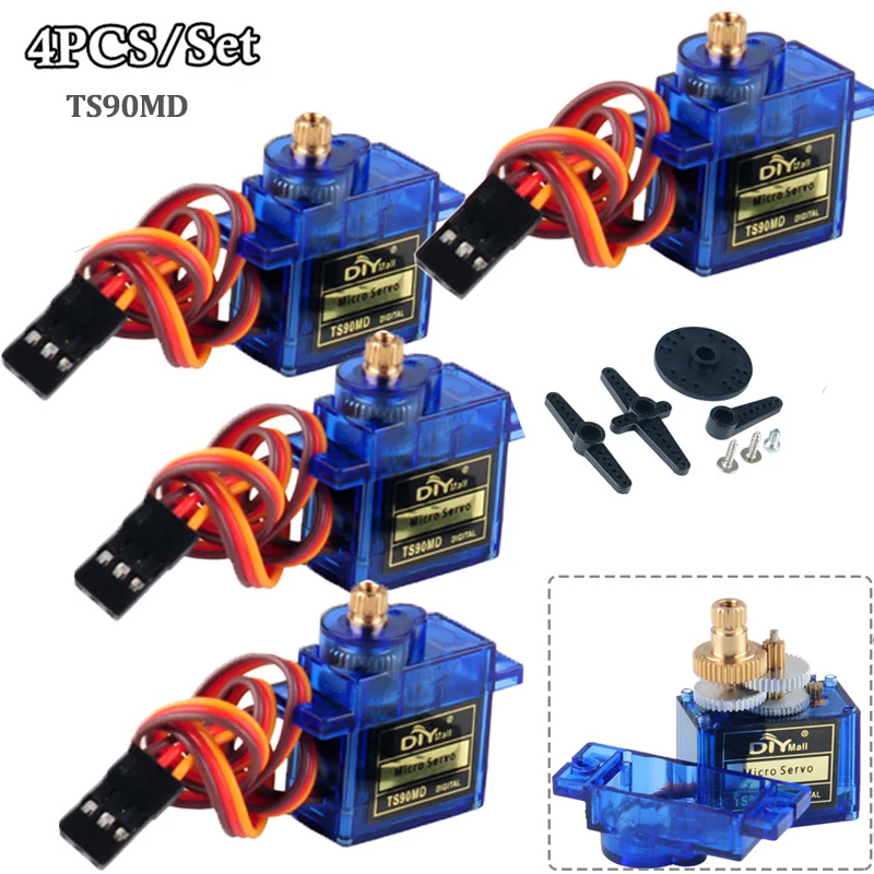 4 Peças Servo Digital Micro TS - Rc Helicopter Parts avaliação e preço