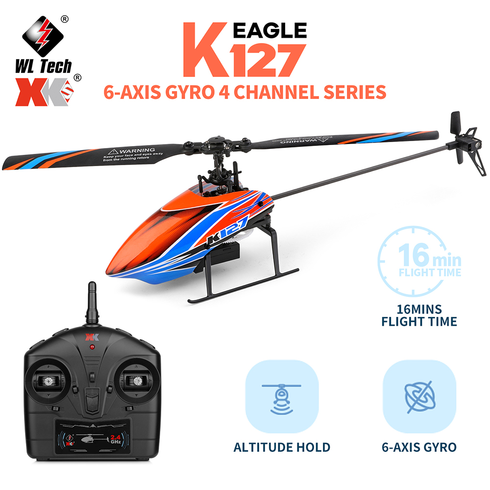 Wltoys-hélice giratória xk k12 - Rc Helicopter Large avaliação e preço