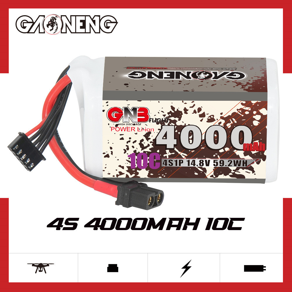 Gbn 4000mah 4S 14.8v 10c 20c c - Rc Helicopter Parts avaliação e preço