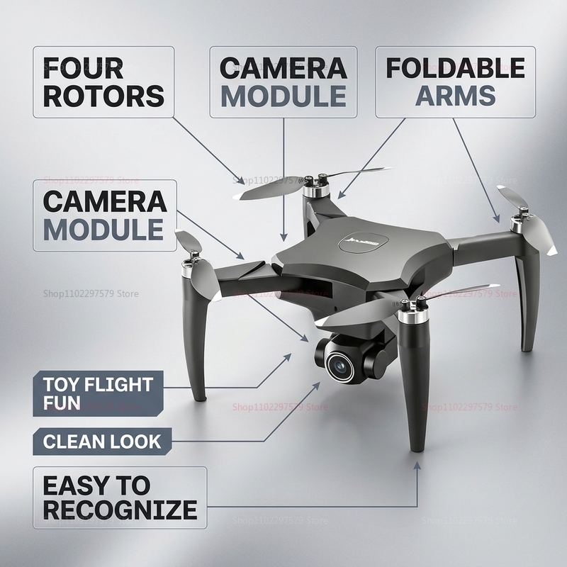 Mini Drone YL01 com Câmera 8K  - Rc Helicopter Large avaliação e preço